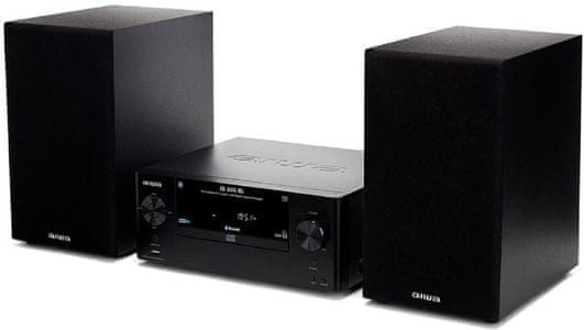 elegantan mikrosustav aiwa msbtu500 aux in ulaz Bluetooth izlaz za slušalice hyperbass fm tuner CD pogon bezvremenski dizajn USB priključak