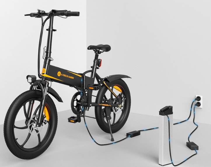 Zložljivo električno kolo ADO A20 XE baterija