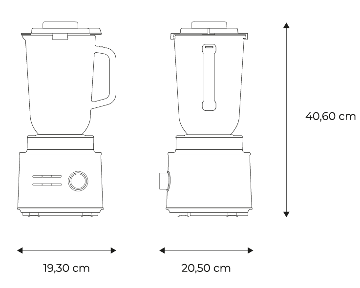 Profesionalni blender AIWA SABERU 2500 – ATB 2500