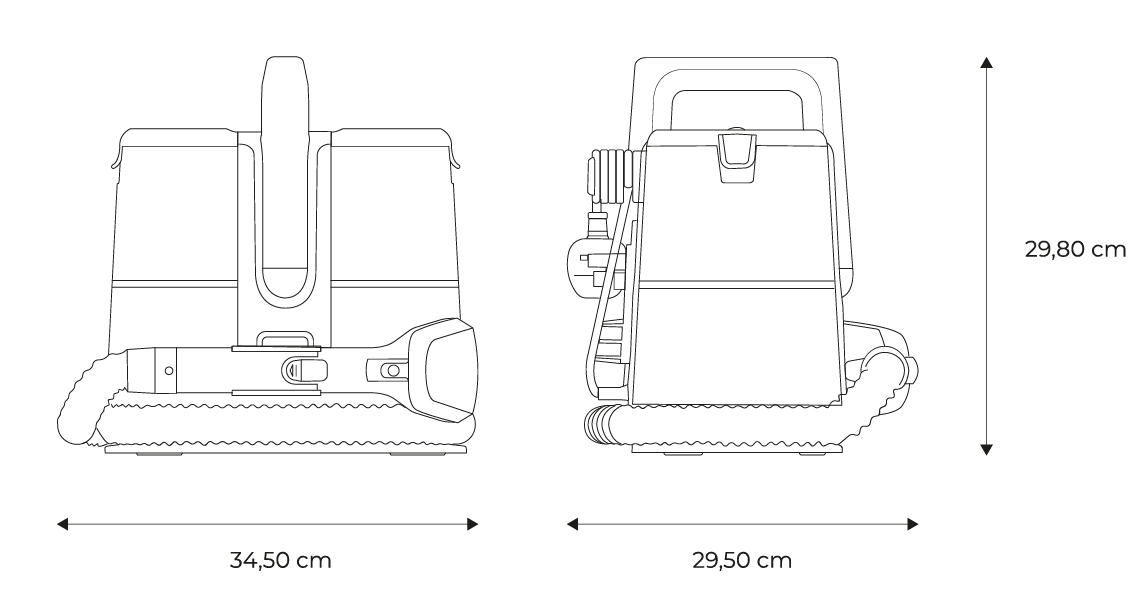 AIWA globinski sesalnik SUMISUI - ASC-500, 600W 