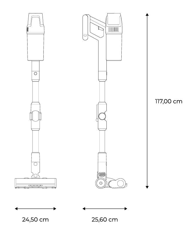 AIWA pokončni brezžični sesalnik ZENKAISUI Easy EVO 5 - AVC-630