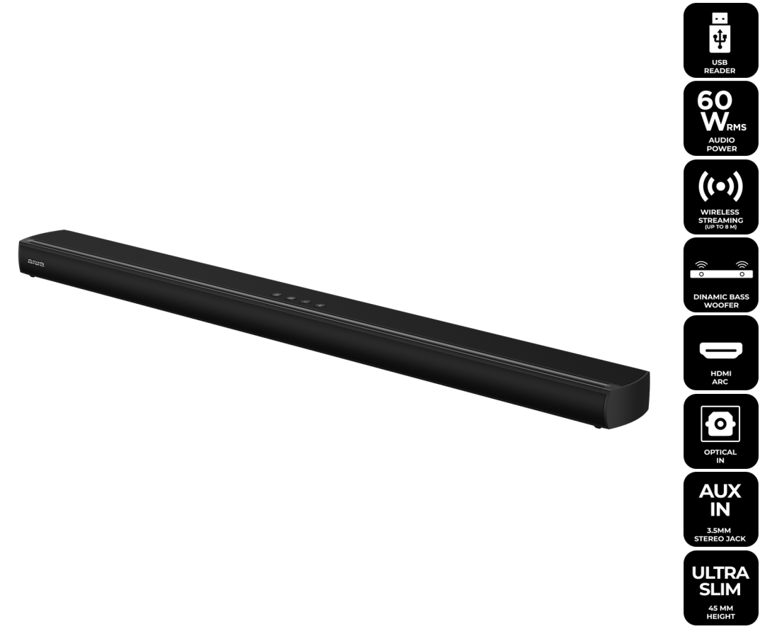 Aiwa soundbar zvočnik HE-950BT