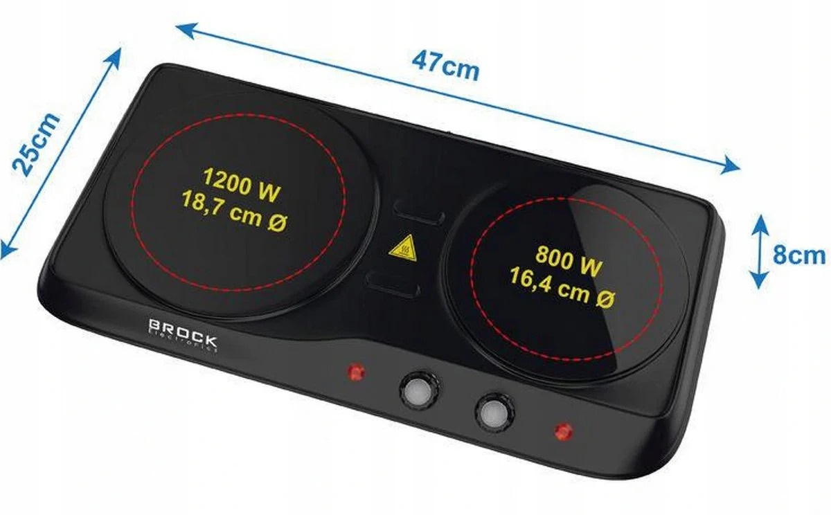 Brock HPI 3002 BK kuhalna plošča