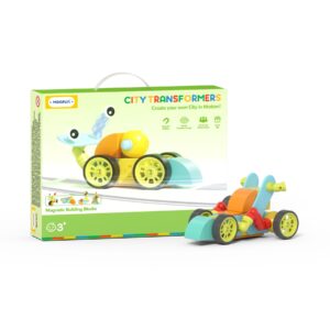MAGFUN magnetne igrače za otroke Vozila - City Transport