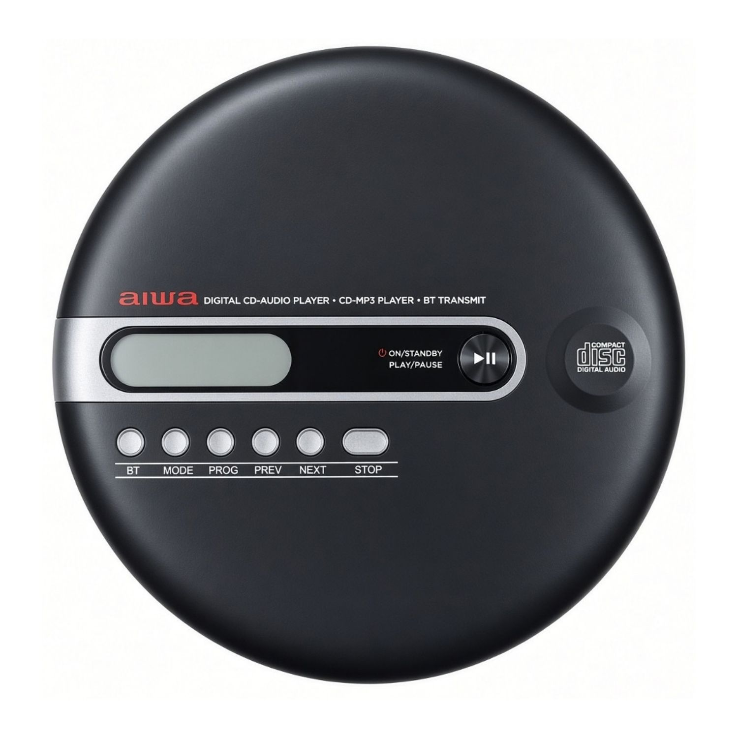 AIWA PCD-1100BT/BK prenosni CD/CD-R/CD-RW/MP3/WMA predvajalnik z Bluetooth, črn